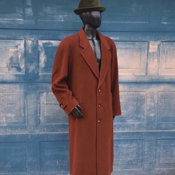 Mario Valente Men's Rare Italian Cashmere Wool Luxury Full Length Coat (Italy) - Picture 3 of 17